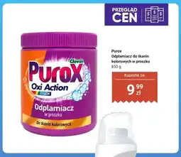 Dino Odplamiacz do tkanin kolorowych w proszku Purox Oxi Action Color oferta