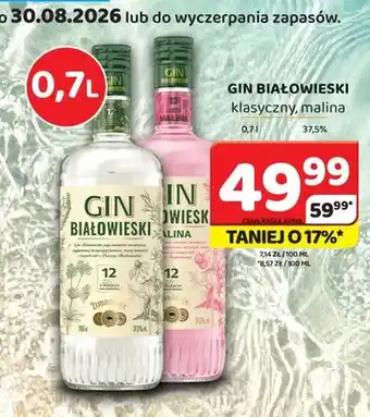 Gin Białowieski malina