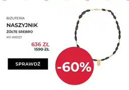Briju Naszyjnik Briju żółte srebro oferta