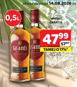 Delfin Whisky Grant's Triple Wood oferta