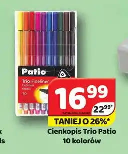 Delfin Cienkopis Trio Patio 10 kolorów oferta