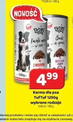 Delfin Karma dla psa Tuftuf z wołowiną oferta