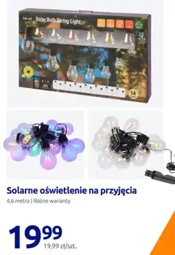 Action Solarne oświetlenie na przyjęcia Solar 4,6 m oferta