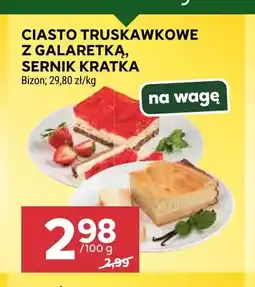 Stokrotka Ciasto truskawkowe z galaretką Bizon oferta