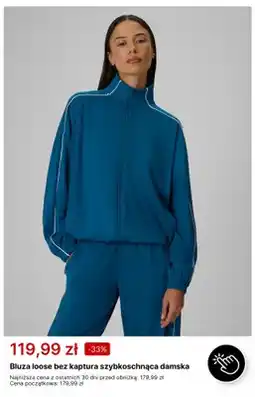 4F Bluza loose bez kaptura szybkoschnąca damska 4F oferta