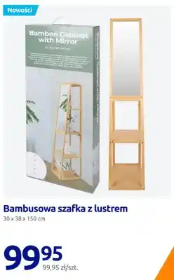 Action Bambusowa szafka z lustrem oferta