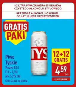 ALDI Piwo Tyskie Gronie oferta