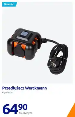 Action Przedłużacz Werckmann 4 gniazda oferta