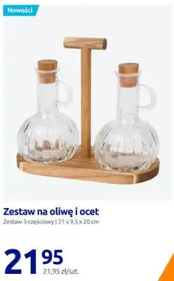 Action Zestaw na oliwę i ocet 3-częściowy oferta