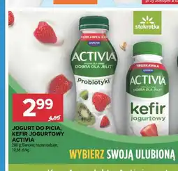 Stokrotka Jogurt do picia Activia truskawka kiwi oferta