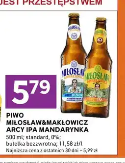 Stokrotka Piwo bezalkoholowe Miłosław & Makłowicz Arcy IPA Mandarynka oferta