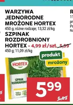 Stokrotka Warzywa jednorodne mrożone Hortex oferta