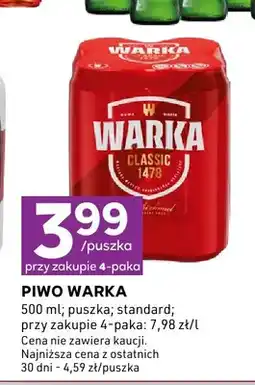 Stokrotka Piwo Warka Classic 4-pak oferta