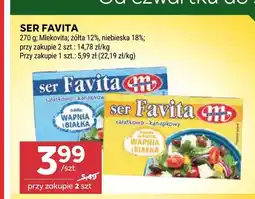 Stokrotka Ser Favita sałatkowo-kanapkowy żółta 12% oferta