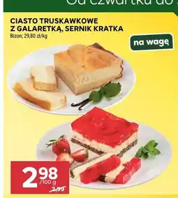 Stokrotka Ciasto truskawkowe z galaretką Bizon oferta