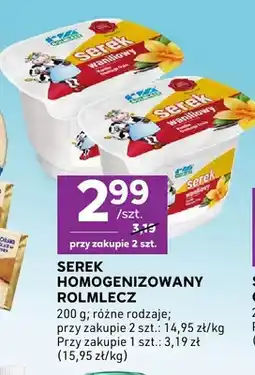 Stokrotka Serek homogenizowany waniliowy Rolmlecz oferta