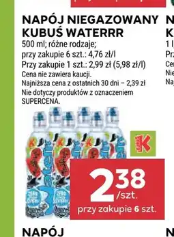 Stokrotka Napój niegazowany Kubuś Waterrr oferta