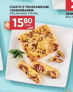 Stokrotka Ciasto z truskawkami i rabarbarem Janczewscy oferta