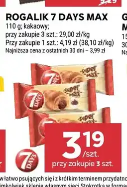 Stokrotka Rogalik kakaowy 7 Days Max oferta