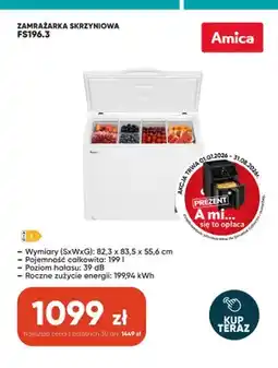 Max Elektro Zamrażarka skrzyniowa Amica oferta