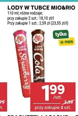 Stokrotka Lody w tubce truskawkowe Mio & Rio oferta