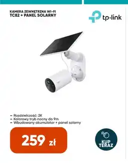 Max Elektro Kamera zewnętrzna Wi-Fi TP-Link TC82 z panelem solarnym oferta