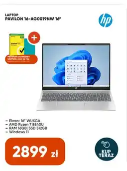Max Elektro Laptop Hp Pavilion 16-AG0019NW 16 oferta