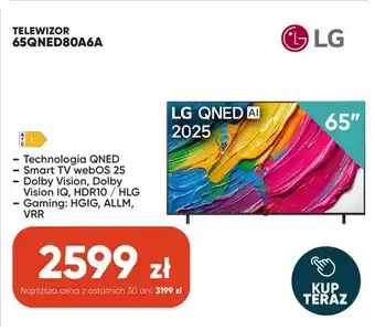 Telewizor Lg 65QNED80A6A