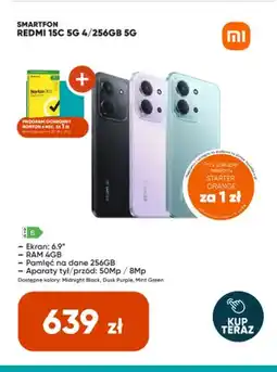 Max Elektro Smartfon Xiaomi Redmi 15C 5 g 4/256GB oferta