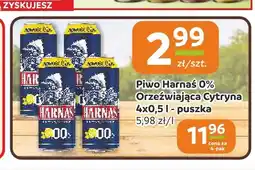 Gama Piwo bezalkoholowe Harnaś Orzeźwiająca Cytryna 4-pak oferta