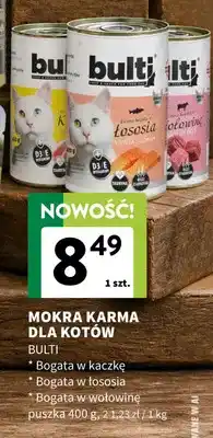 Intermarche Mokra karma dla kotów Bulti bogata w wołowinę oferta