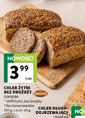 Chleb żytni bez drożdży Oskroba