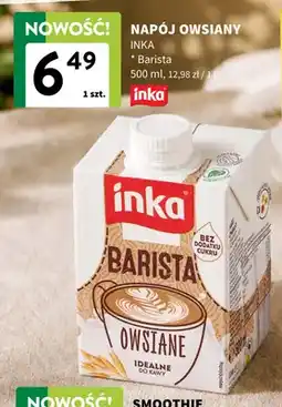 Intermarche Napój owsiany Inka Barista oferta