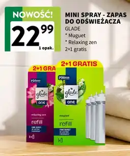 Intermarche Zapas do odświeżacza powietrza Glade Mini Spray Relaxing Zen oferta