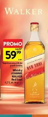 Intermarche Whisky Johnnie Walker Red Soul oferta