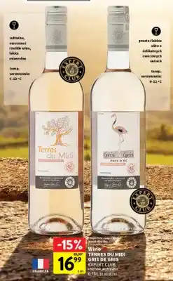 Intermarche Wino różowe wytrawne Gris de Gris Expert Club oferta