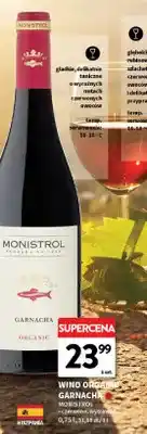 Intermarche Wino czerwone wytrawne Monistrol Garnacha Organic oferta