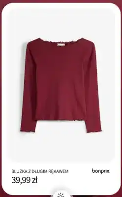 BonPrix Bluzka z długim rękawem Bonprix oferta