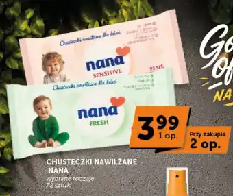 Chusteczki nawilżane dla dzieci Nana Sensitive