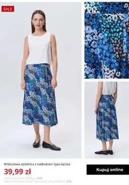 Greenpoint Spódnica wiskozowa z nadrukiem typu łączka Greenpoint oferta