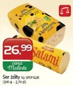 Malinka Market Ser żółty kg SPOPIŁŁK oferta