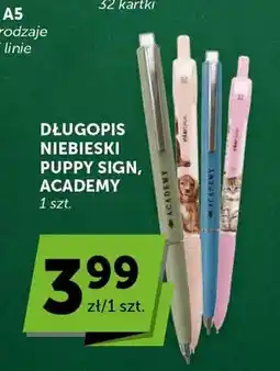 ABC Długopis niebieski Puppy Sign Academy oferta