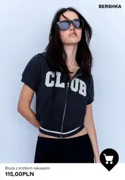 Bershka Bluza z krótkim rękawem Bershka oferta