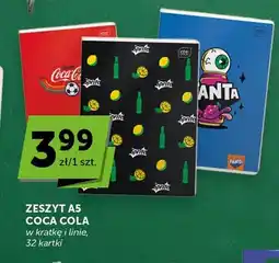 ABC Zeszyt A5 Coca-Cola w kratkę i linie 32 kartki oferta
