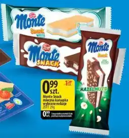 Delisso Delikatesy Monte Snack mleczna kanapka wybrane rodzaje oferta