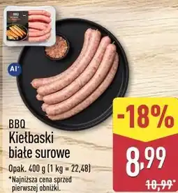 ALDI BBQ Kiełbaski białe surowe oferta