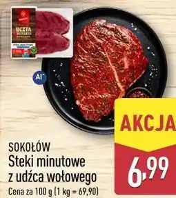 ALDI SOKOŁÓW Steki minutowe z udźca wołowego oferta