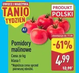 ALDI Pomidory malinowe oferta