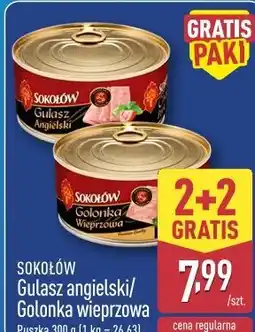 ALDI Gulasz angielski / Golonka wieprzowa Sokołów oferta