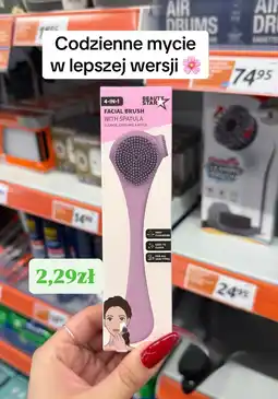 Action Beauty Star 4-in-1 Facial Brush with Spatula oferta